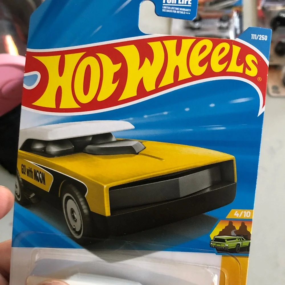Mattel Hot Wheels Yellow Long Bloc Car